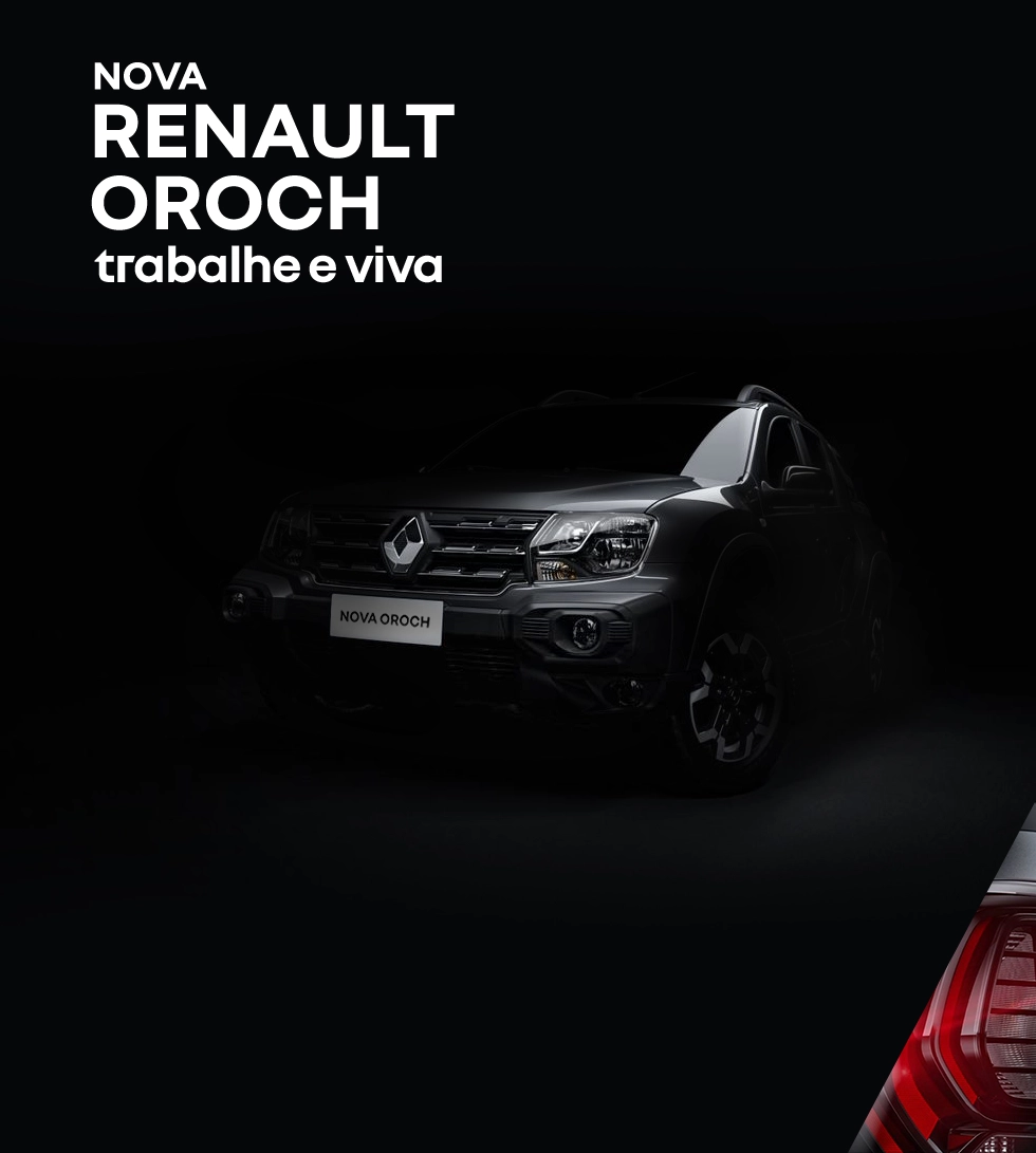 Nova Renault Oroch - Work & Live